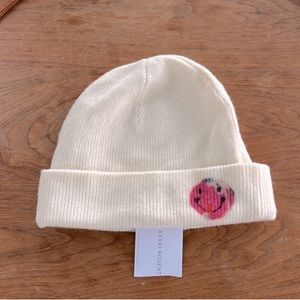 NWT! Kerri Rosenthal Cashmere Emoji Beanie